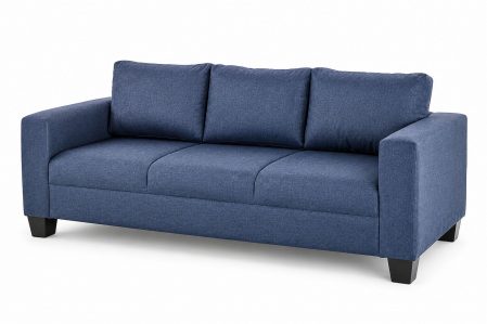 3 SEATER SOFA VICTORIA NAVY FABRIC