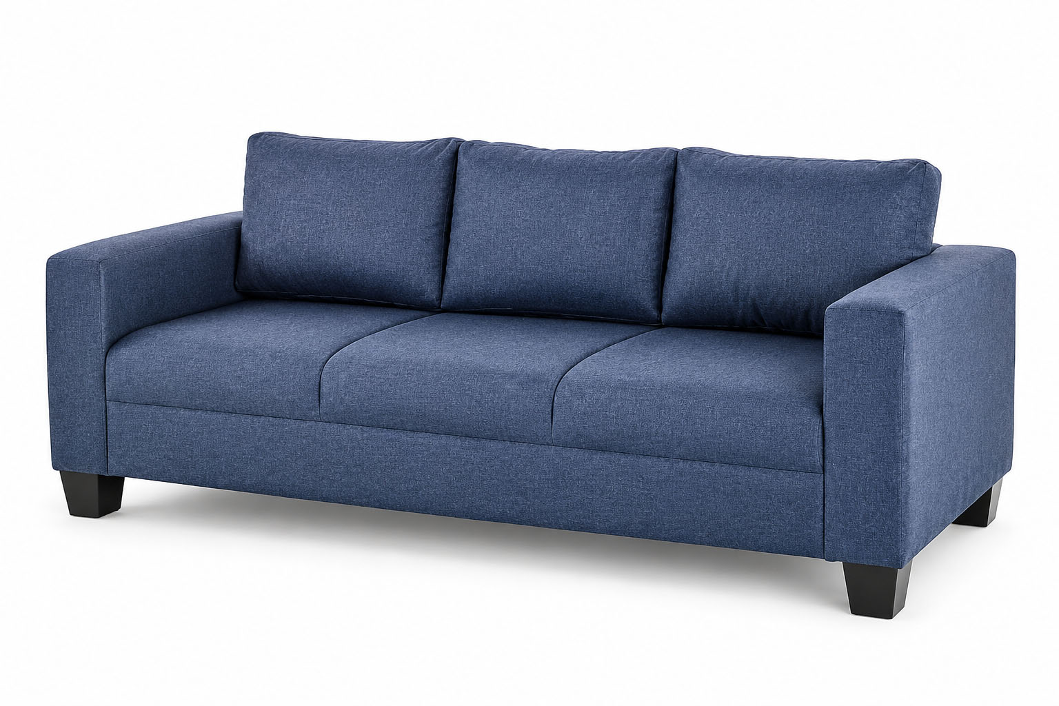 3 SEATER SOFA VICTORIA NAVY FABRIC