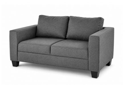 2 SEATER SOFA VICTORIA GREY FABRIC
