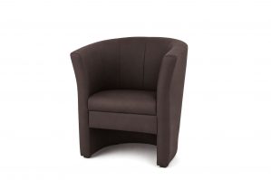 TUB CHAIR BROWN PVC